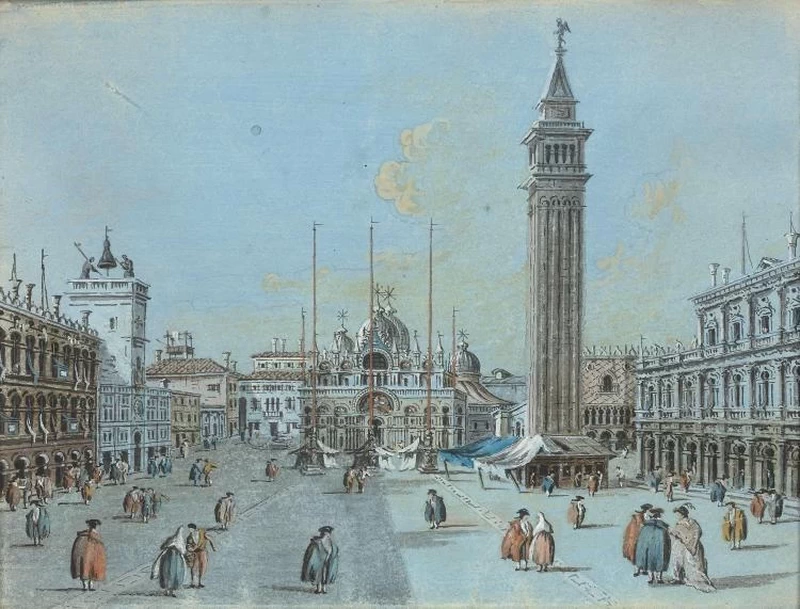 Veduta animata di Piazza San Marco